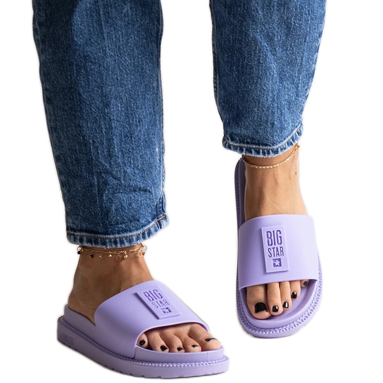 Ljubičaste japanke Big Star LL274426 ljubičasta