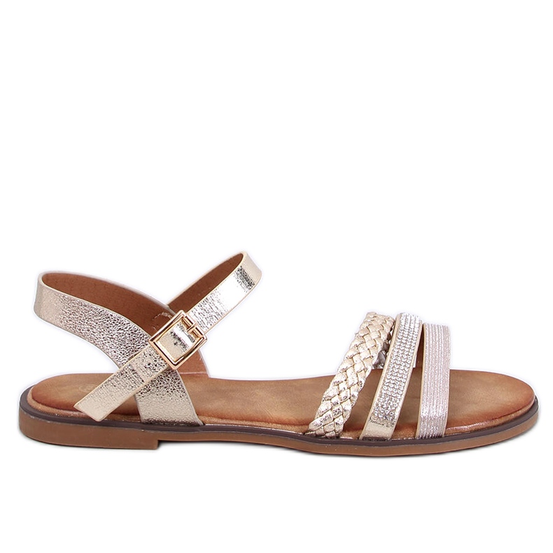 Pasini Gold ženske sandale zlatna