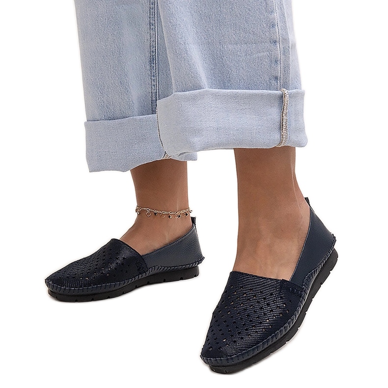 Evento Mornarsko plave kožne cipele marke Antone plava