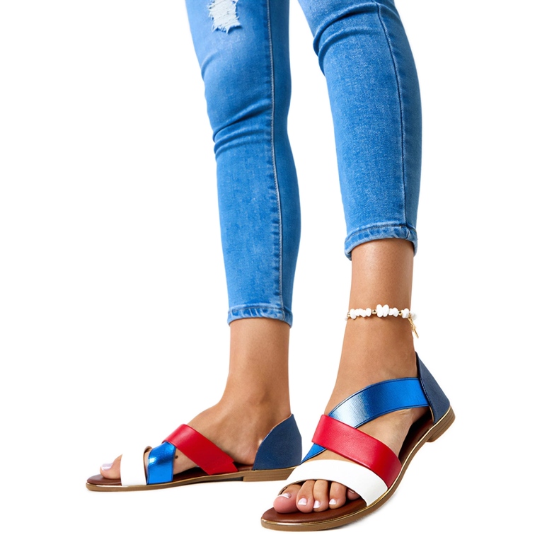 Evento Šarene sandale sa zatvorenom petom iz Massawe bijela