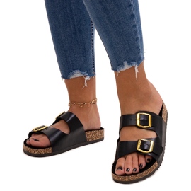 Crne japanke s Oline plutenim potplatom crna