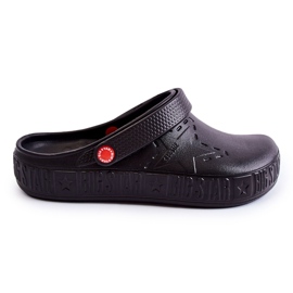 Muške lagane papuče Kroks Big Star II175001 crne crna