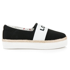 Kylie Espadrile Love &amp; Peace crno