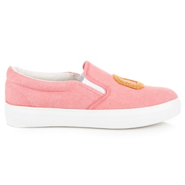 Kylie Ony Slip s zakrpama ružičasta