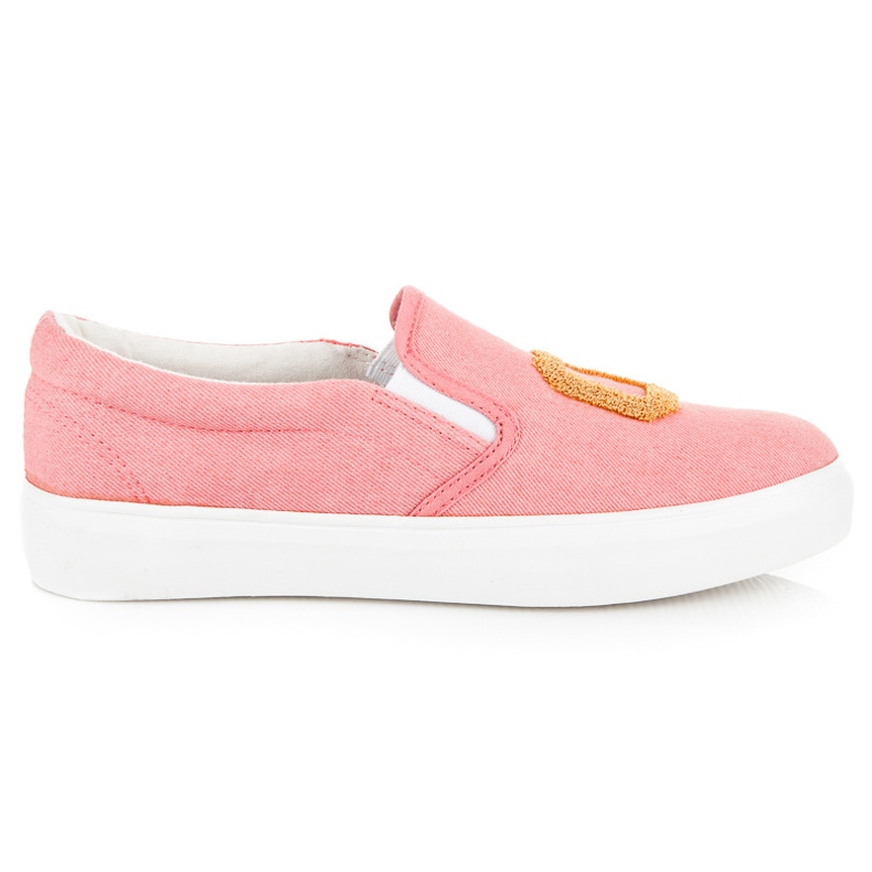 Kylie Ony Slip s zakrpama ružičasta