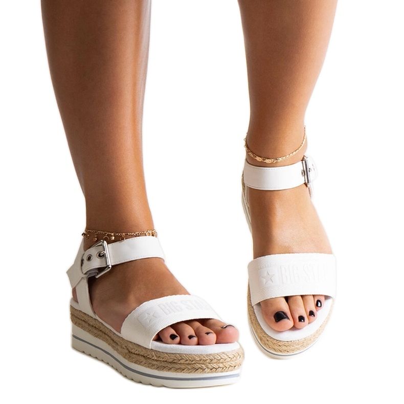 Bijele sandale Big Star LL274871 bijela