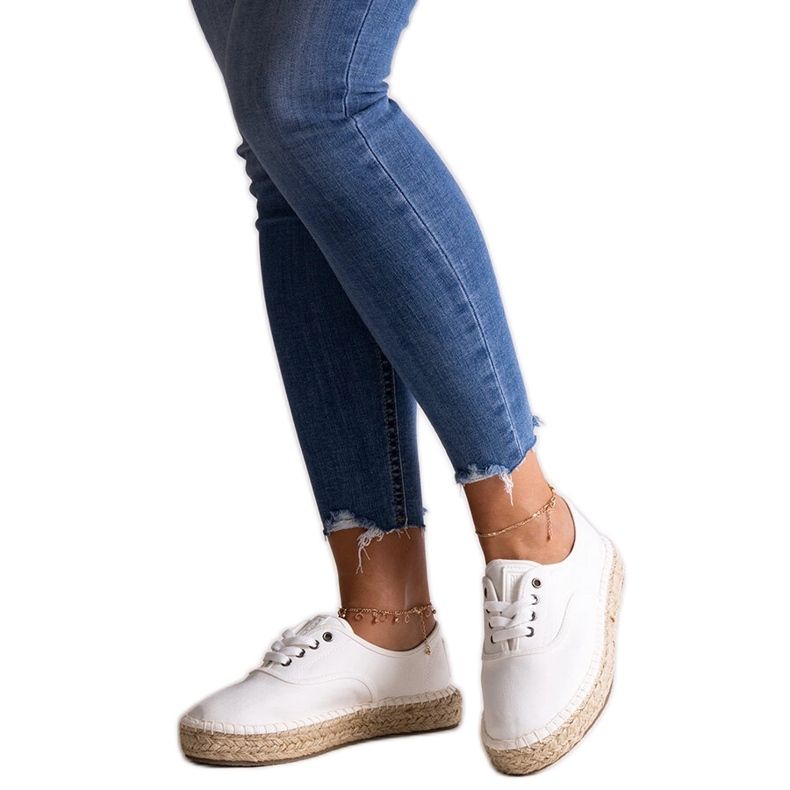 Bijele espadrile Big Star LL274833 101 bijela