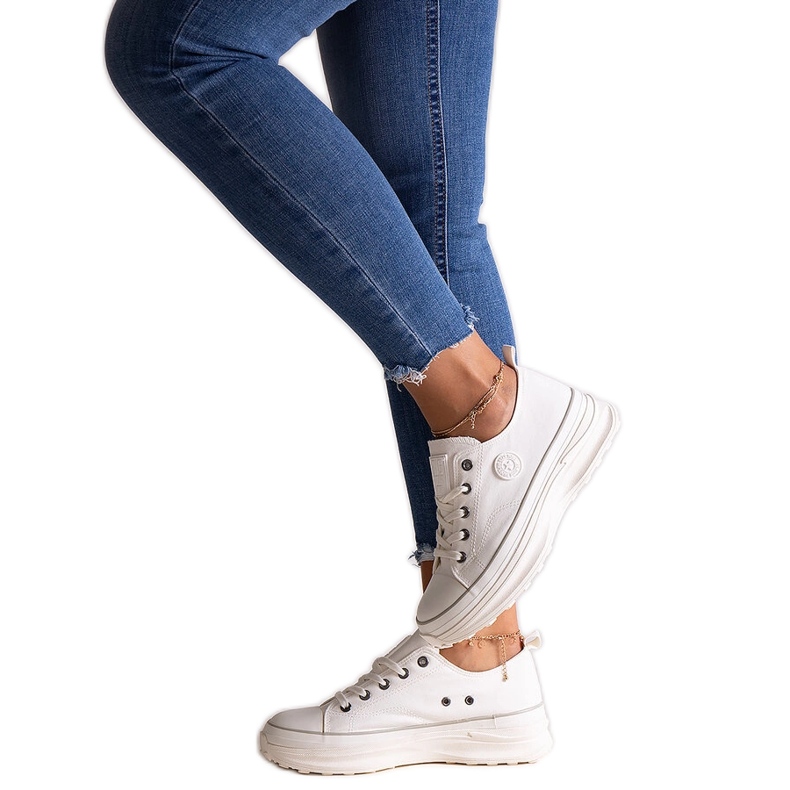 Masivne bijele tenisice Big Star NN274126 bijela