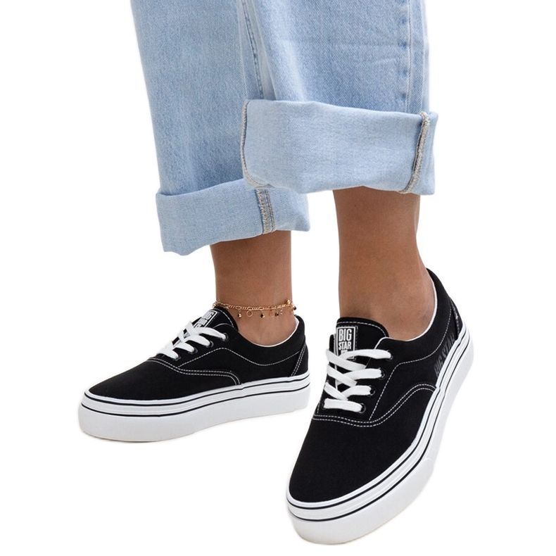 Crne Big Star LL274230 tenisice crno