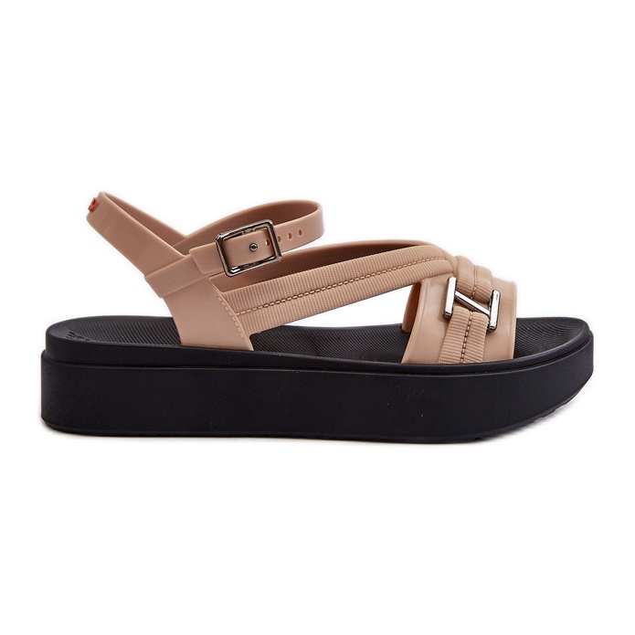 Mirisne ženske sandale s platformom ZAXY LL285063 Bež