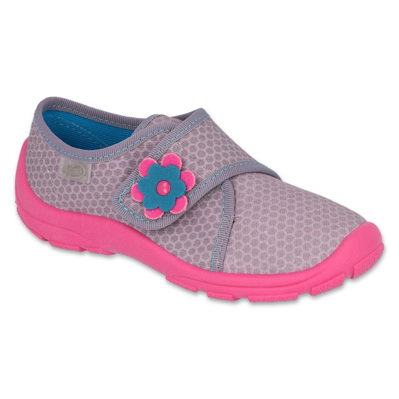 BEFADO GIRLS SPIPPERS 974X528 GRY-PINK siva