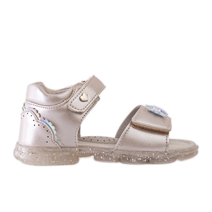 EVento Srebrne dječje sandale marke Bousquet srebro