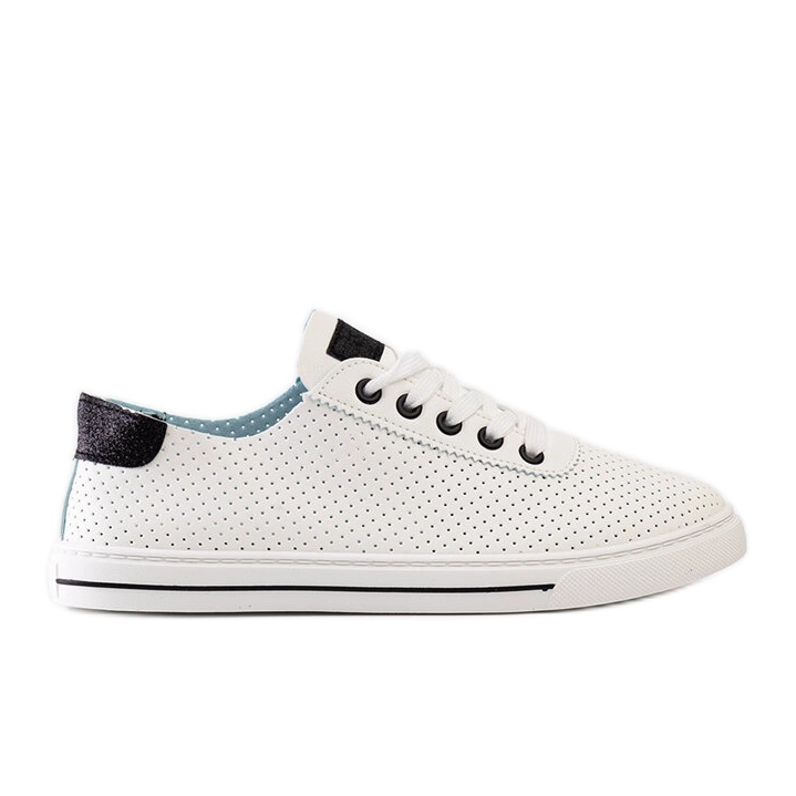 Bijele rupičaste Ruala tenisice bijela