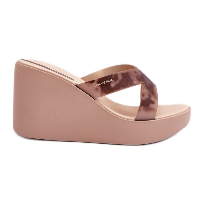 Ženske japanke na wedge 83520 Ipanema High Fashion Slide Fem Bež