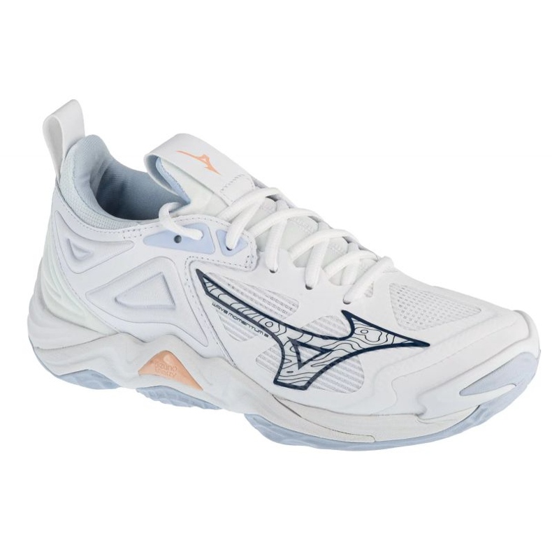 Mizuno Wave Momentum 3 W V1GC231200 tenisice za odbojku, bijele bijela