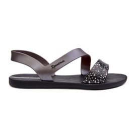Ženske sandale 82429 Ipanema Vibe Sandal Fem crne i srebrne crna