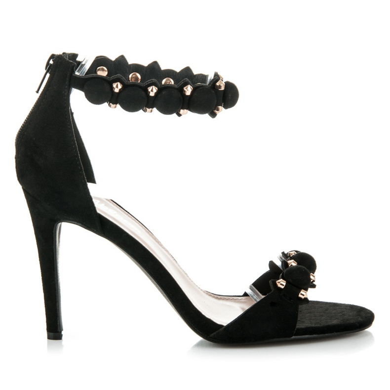 Abloom Sandale na visokoj peti crno