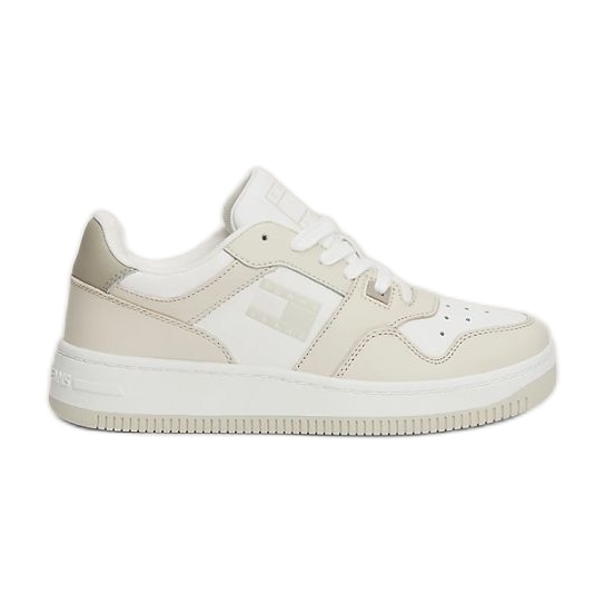 Cipele Tommy Hilfiger Retro Basket Tonal Logo EN0EN02483ACG bež