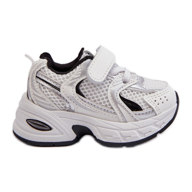 Dječje tenisice na čičak bijele i crne Ephona bijela