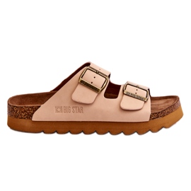 Klasične ženske papuče Big Star LL274478 Bež