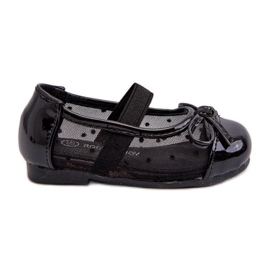 Dječje balerinke s mašnicom, Black Jellema crna