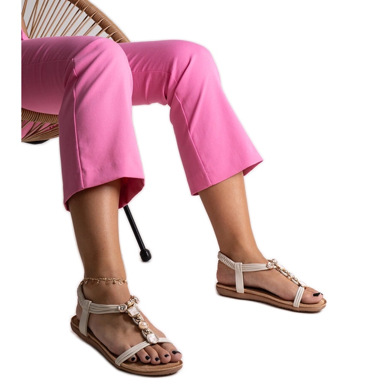 Bež sandale s Degnia kamenčićima