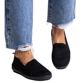 Crne slip-on tenisice od tkanine Shadhi crna