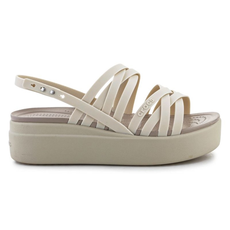 Crocs Brooklyn niske sandale s remenčićima 206751-2Y2 bež