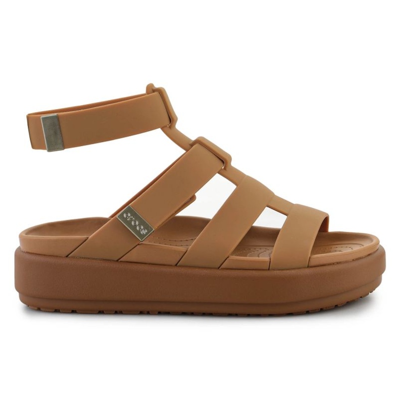 Crocs Brooklyn luksuzne gladijator sandale 209557-2U3 smeđa