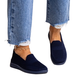 Mornarsko plave Abadly slip-on tenisice plava