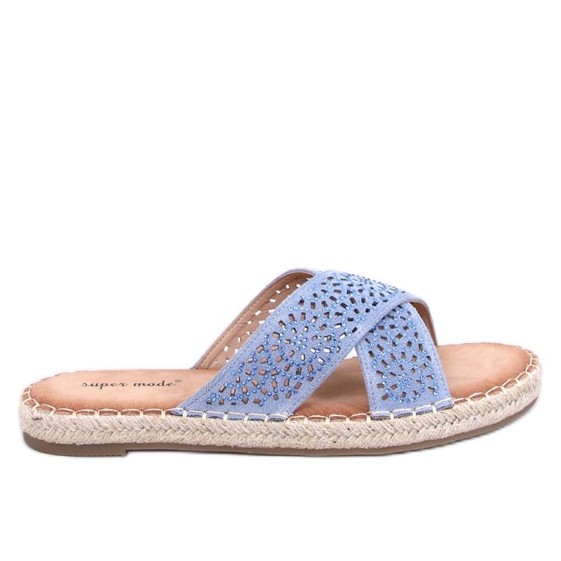 Bakou Blue ženske japanke s espadrilama plava
