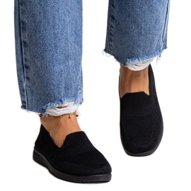 Crne Abadly slip-on tenisice crna