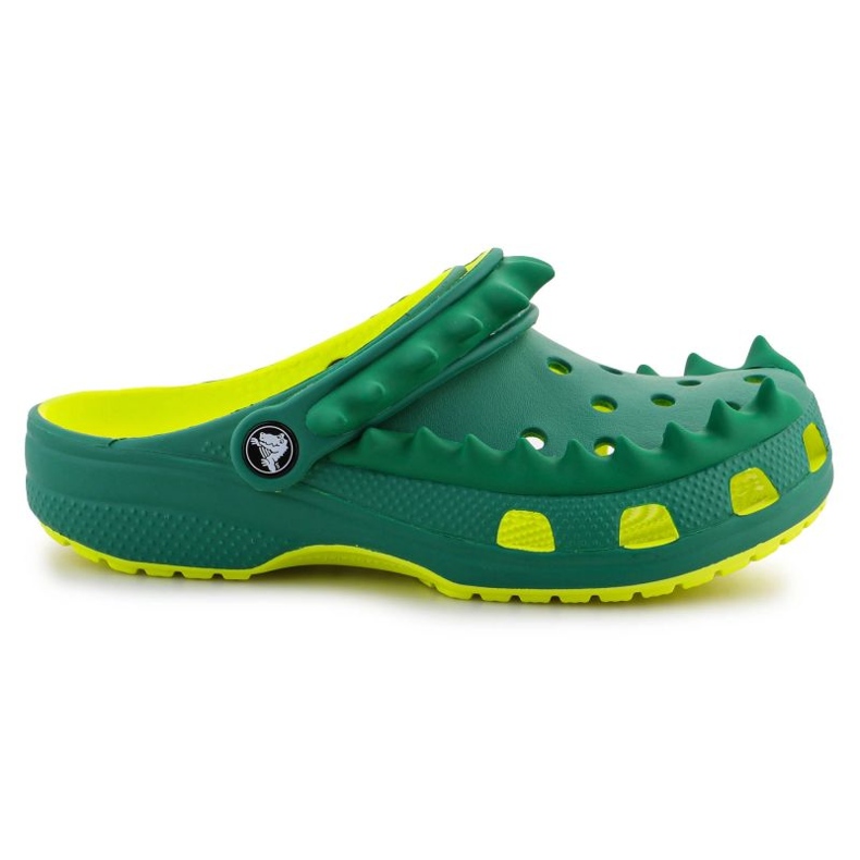 Crocs japanke Classic Spikes Clog T 210010-76U zelena