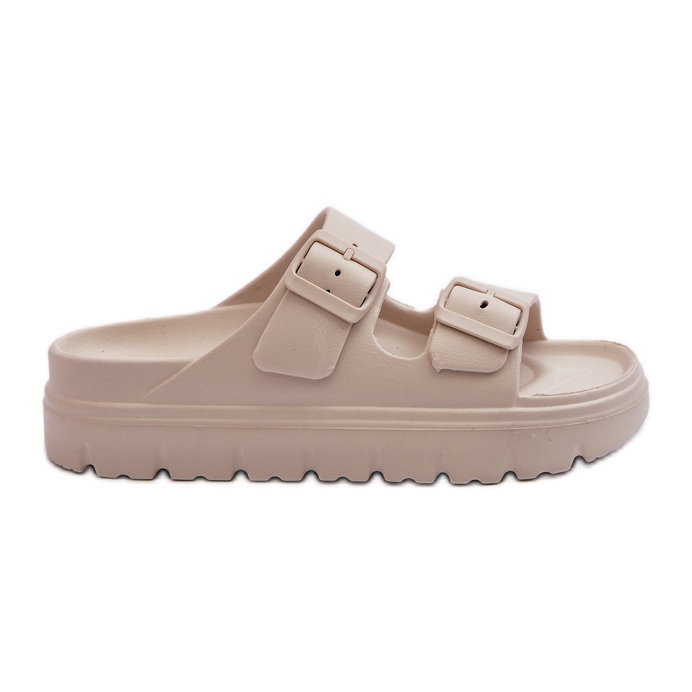 EVento Ženske bež Melorea pjenaste japanke na platformu