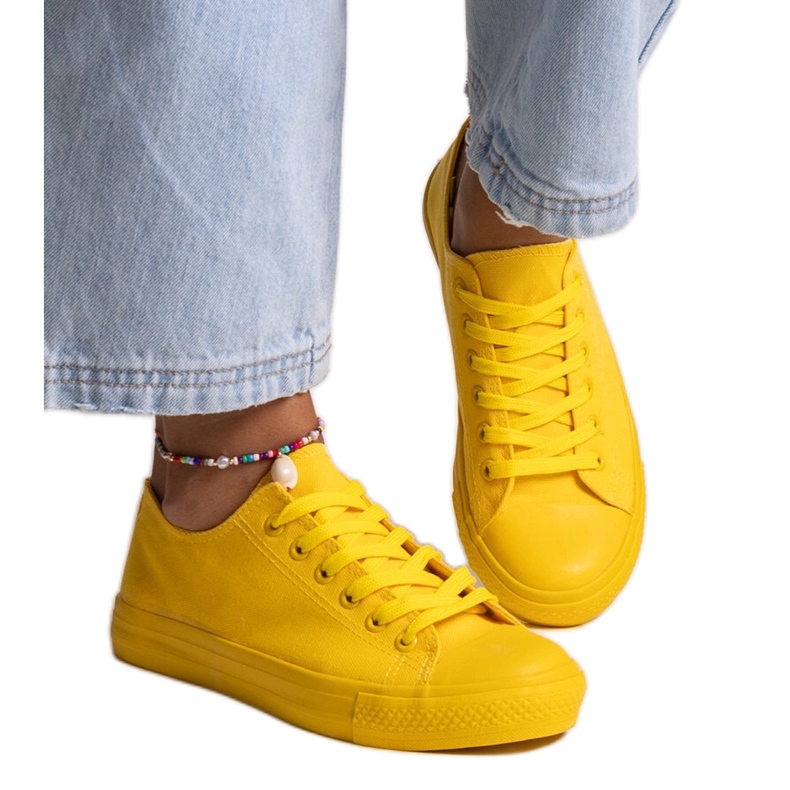 Žute klasične Nudar tenisice žuta boja