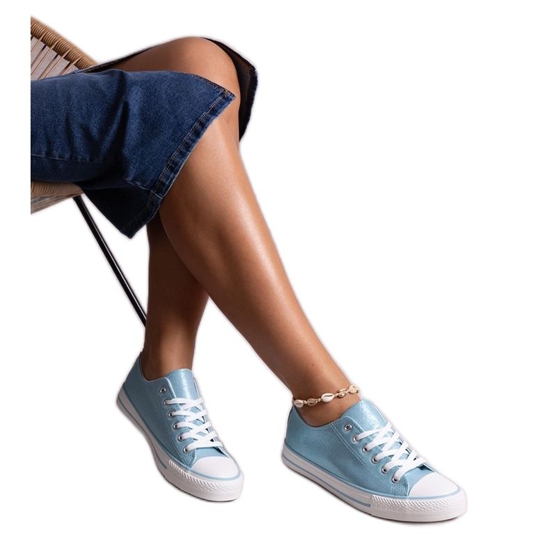 Rashidah plave sjajne tenisice plava