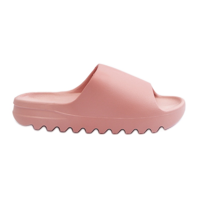 Modne ružičaste Estella japanke s platformom ružičasta