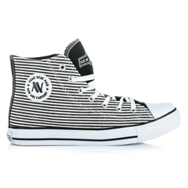 New Age visoke tenisice bijela crno