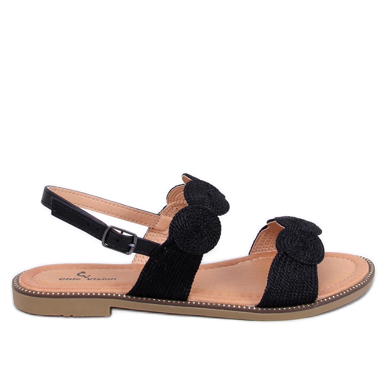 Raulet Crne ženske sandale crno