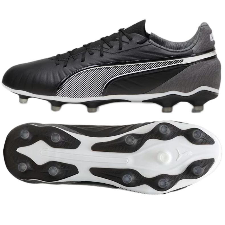 Puma King Match FG/AG 107863-01 tenisice za nogomet crno