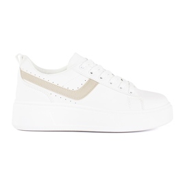 Ženske cipele s platformom od brušene kože crna