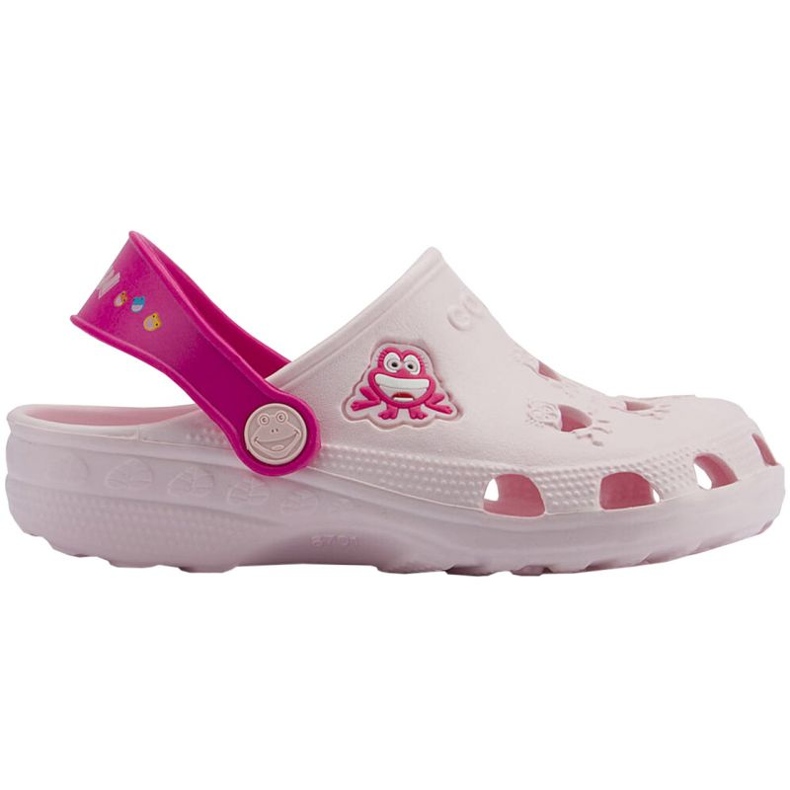 Coqui Little Frog klompe 8701-100-5536A/8701-100-5536 ružičasta