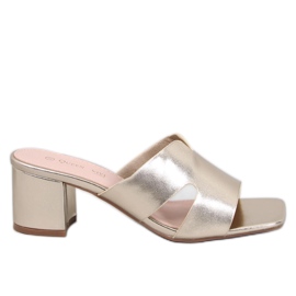 Vallon Gold japanke na visoku petu zlatni