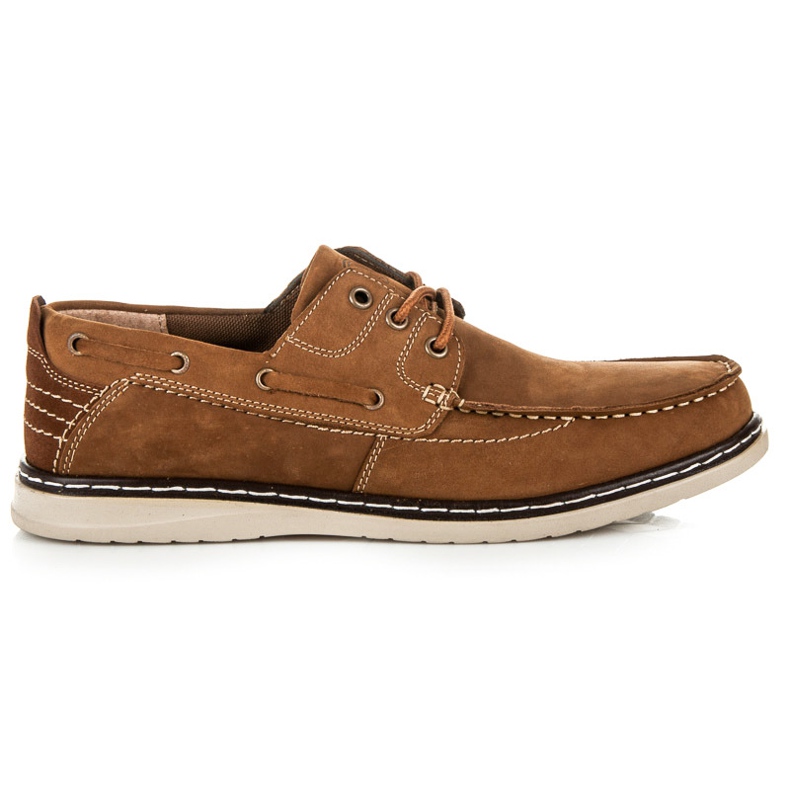 New Age Loaferice s vezanjem smeđa