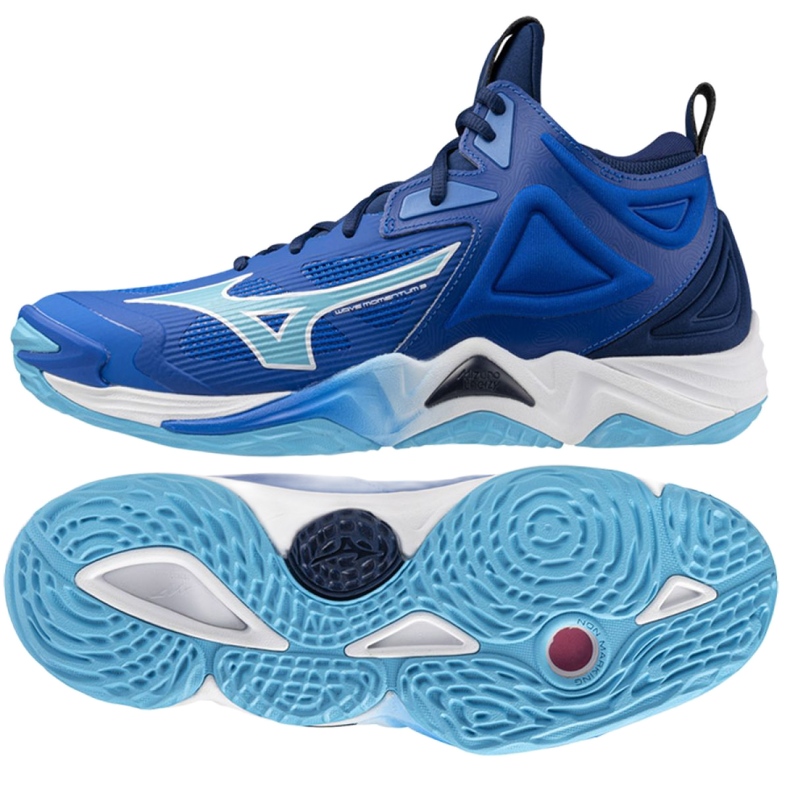 Cipele Mizuno Wave Momentum 3 Mid V1GA231701 plava