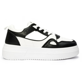 Crne ženske sportske cipele s platformom crna