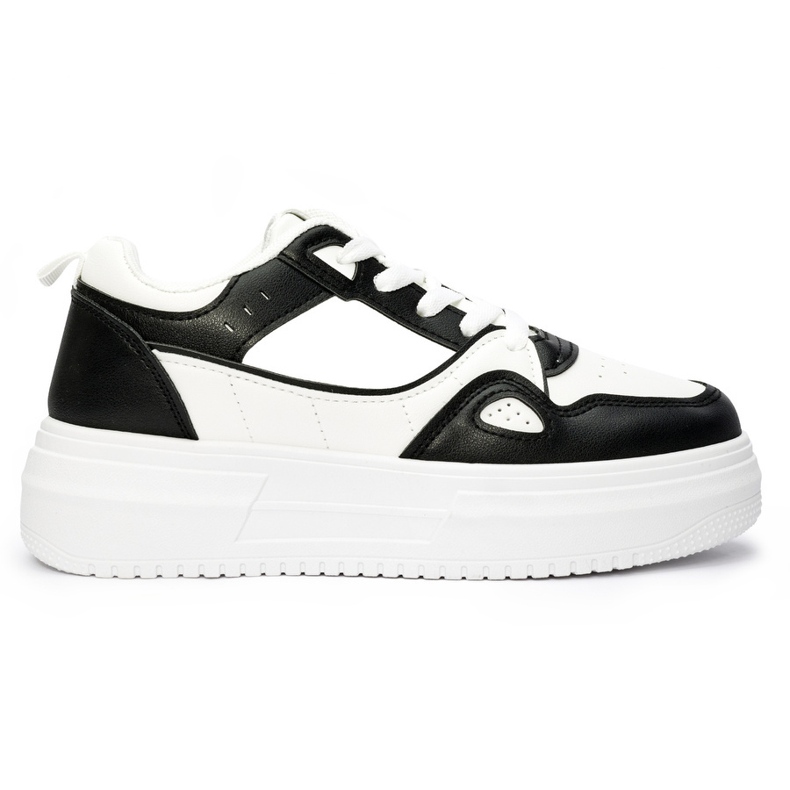 Crne ženske sportske cipele s platformom crno