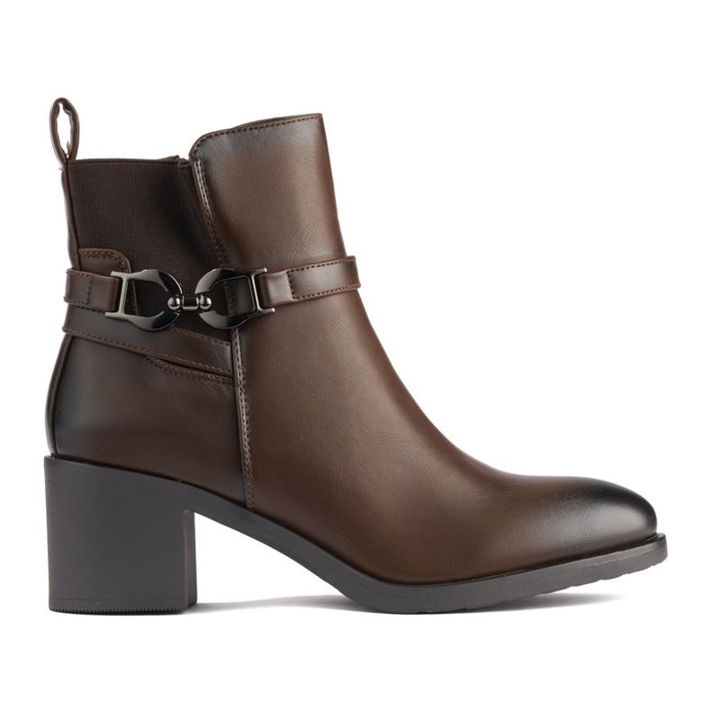 Smeđe ženske gležnjače smeđa