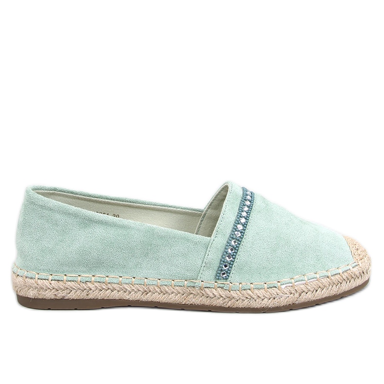 Ženske espadrile Etance Green zelena