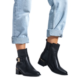 Crne elegantne gležnjače crna